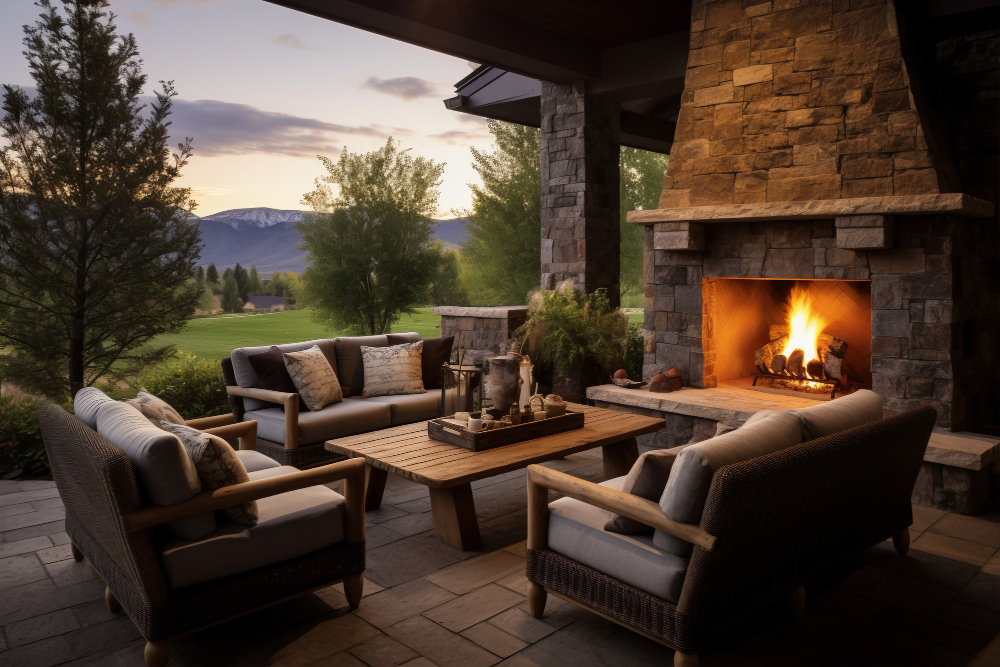 Outdoor fireplaces and heaters