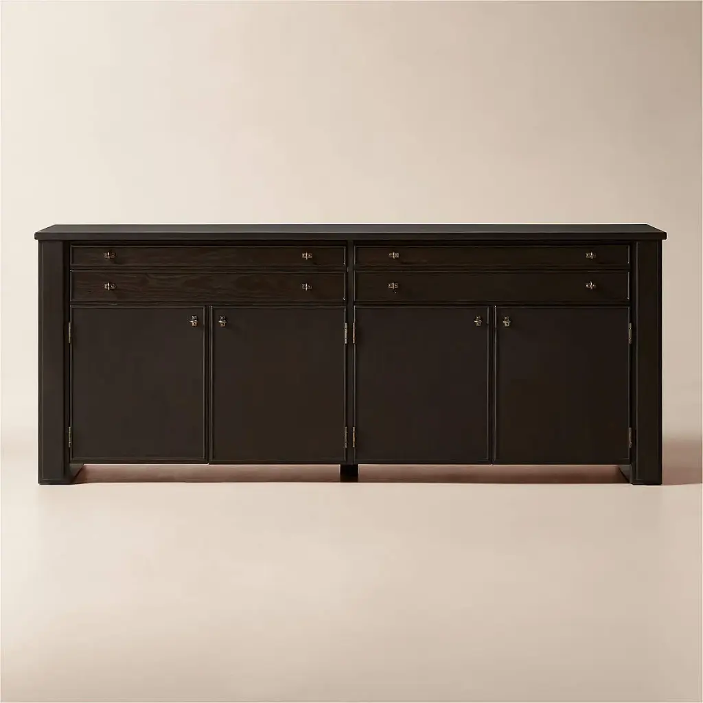 Light Ash Wood Credenza