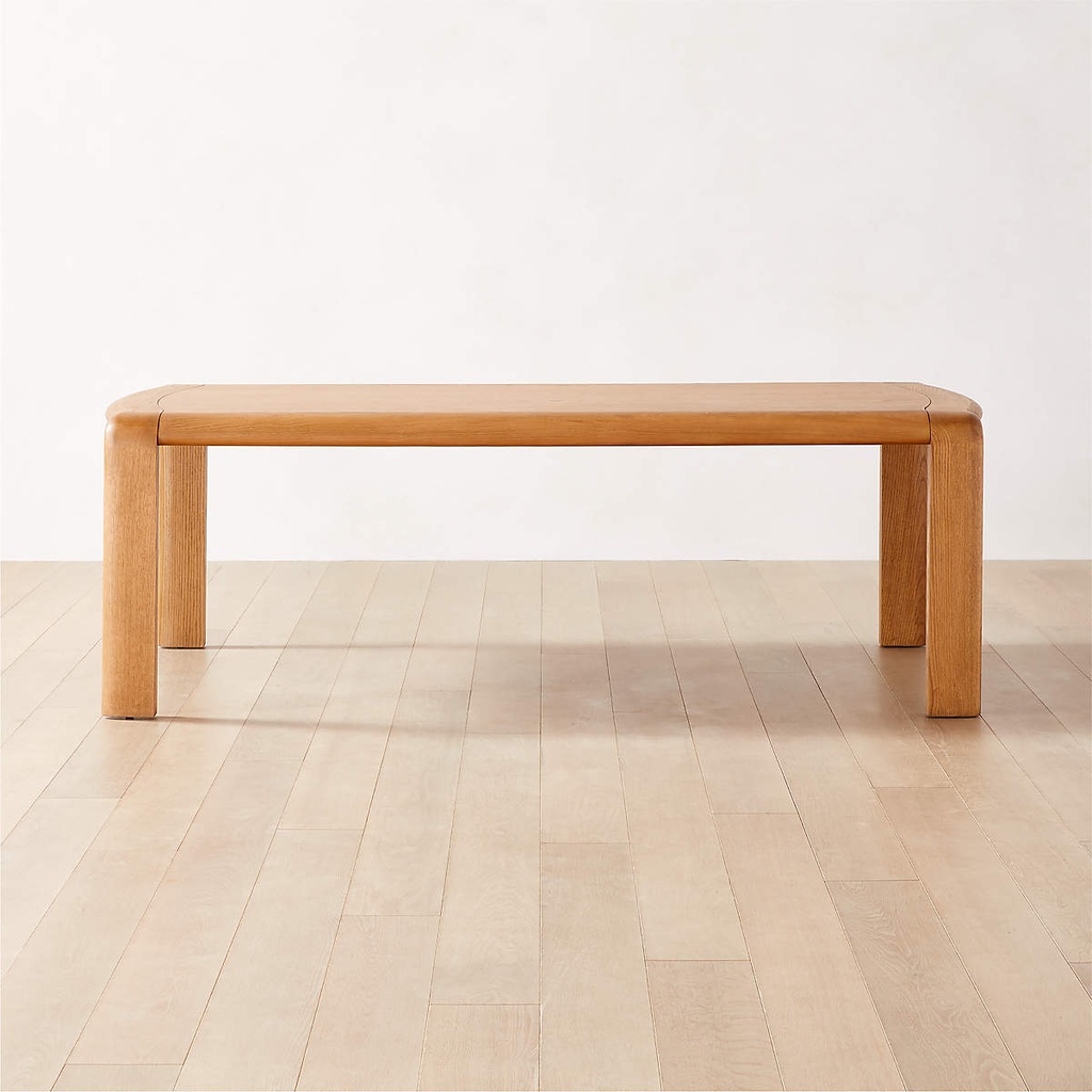 Amber Glow Oak Dining Table