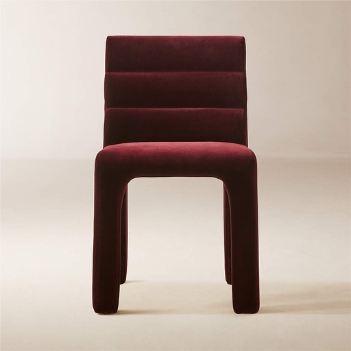 Bordeaux Channel-Tufted Dining Chair (Chenille)