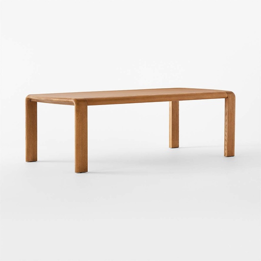 [AS004] Amber Glow Oak Dining Table