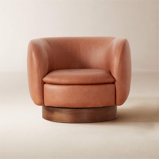 [AS012] Brown Elegance Revolving Chair