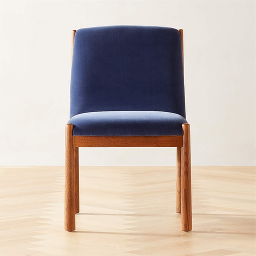 [AS017] Cobalt Dream Blue Velvet Chair