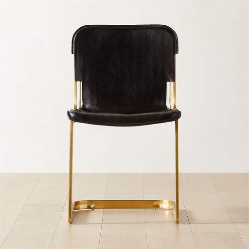 [AS025] Ebony Luxe Leather Lounge Chair