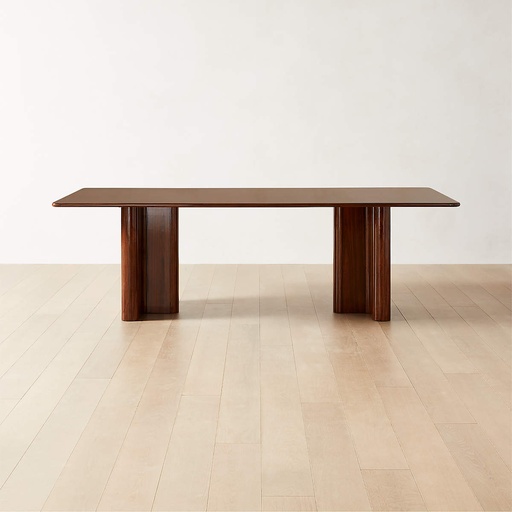 [AS028] Espresso Elegance Dining Table