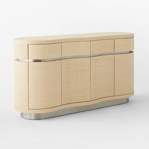 [AS033] Green Oasis Arc-Design Credenza