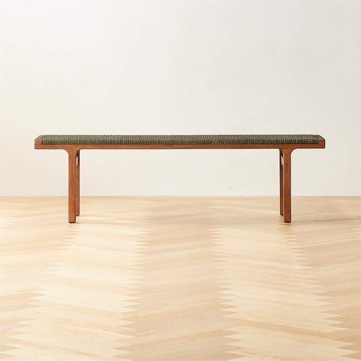 [AS041] Lush Leather Lounge Bench