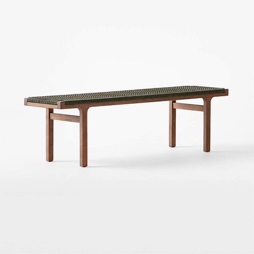 [AS041] Lush Leather Lounge Bench