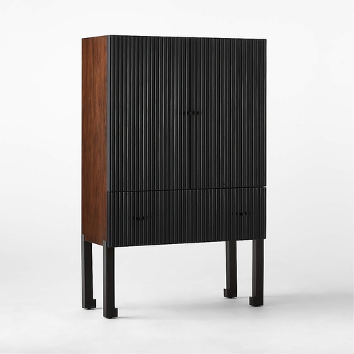 [AS064] Ocean Breeze Dark Blue Bar Cabinet