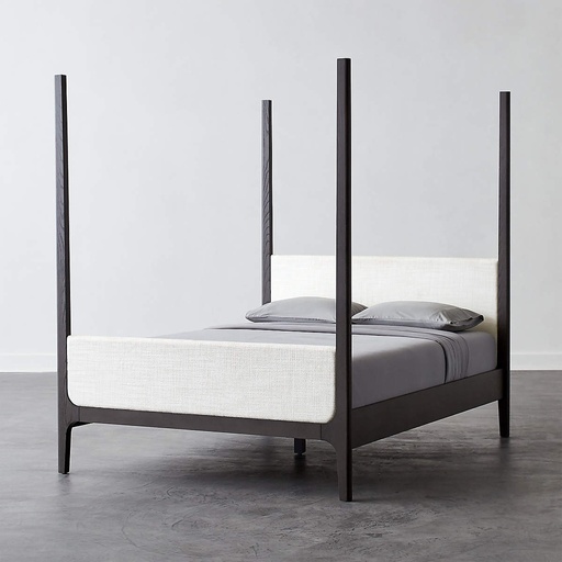 [AS071] Regal Grey Poster Queen Bed