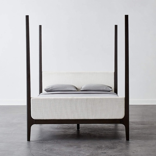 [AS071] Regal Grey Poster Queen Bed