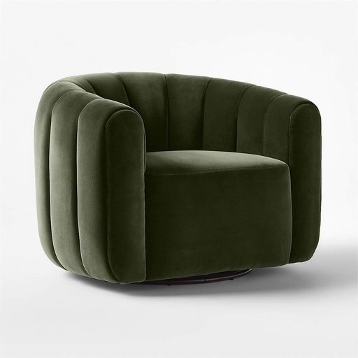 [AS087] Swivel Serenity Green Chair