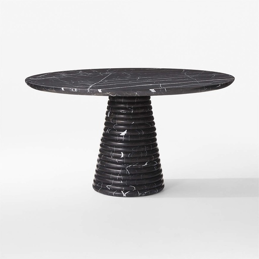 [AS090] Taza Eclipse Marble Dining Table