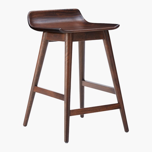 [AS092] Timeless Walnut Counter Stool