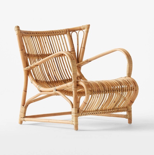 [AS097] Wengler Coastal Rattan Lounge Chair