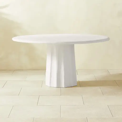 Round Concrete Dining Table