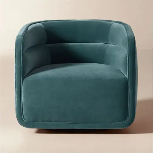 Velvet Swivel Chair