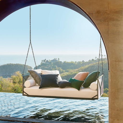 [FURN_0006] Rattan Outdoor Hanging Daybed